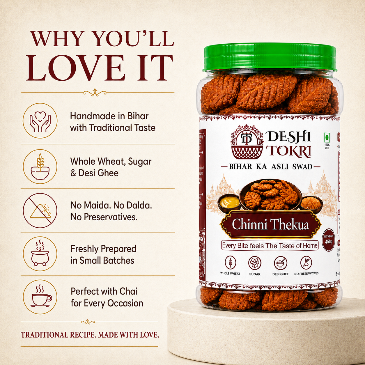 Atta Chini Thekua